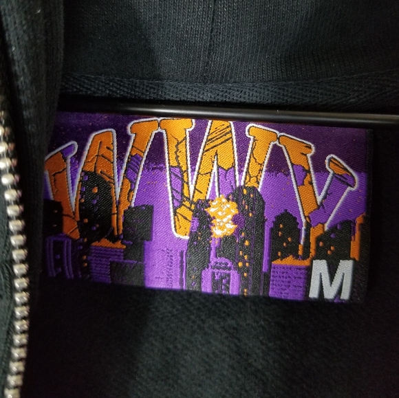 Worldwide Youth | Apocalypse Black Zippered Hoodie NEW - Picture 6 of 6